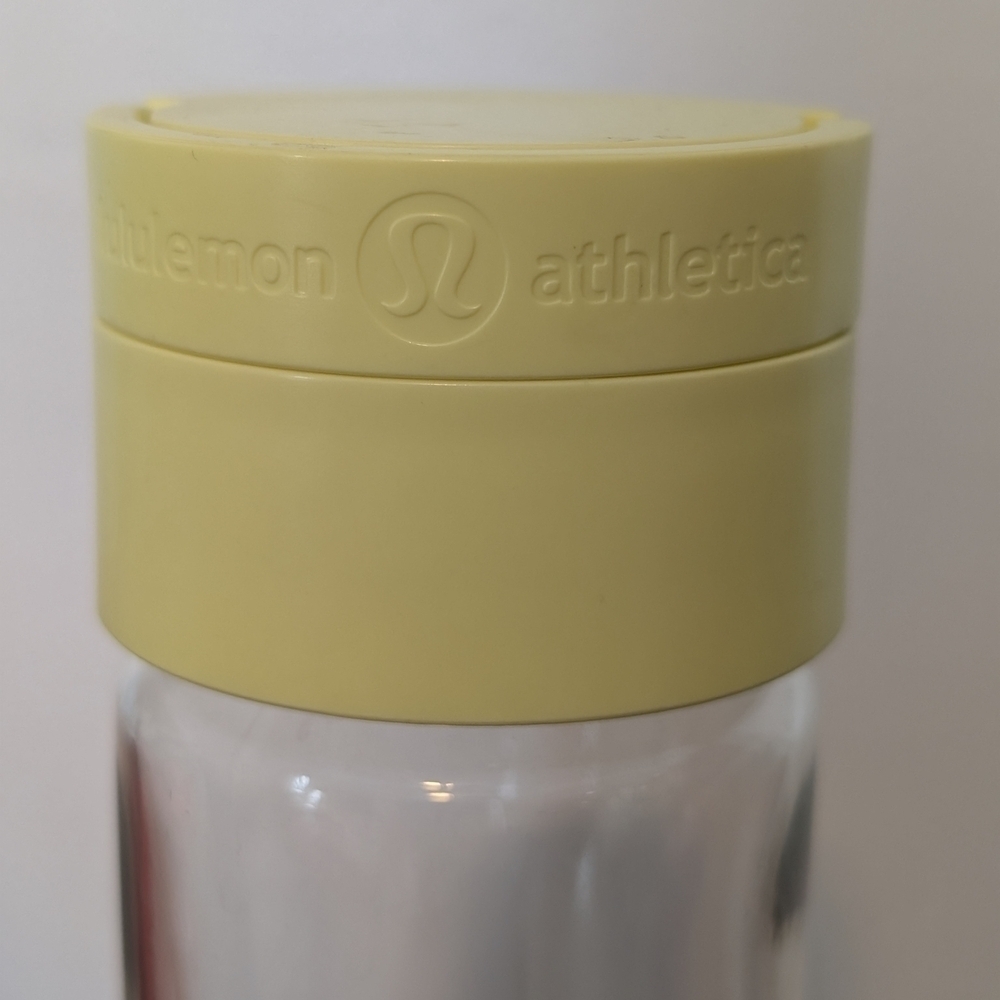 Lululemon Yellow Glass Water Bottle - Picture 3 of 8